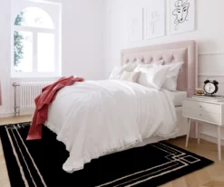 Mauve Amery Upholstered Queen Headboard -Storage supplies store 810513524 3