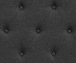 Amery Charcoal Gray Tufted Upholstered Queen Headboard -Storage supplies store 810513525 4