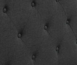 Charcoal Gray Amery Upholstered King Headboard -Storage supplies store 810513527 6