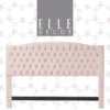 French Blush Pink Celeste Upholstered Queen Headboard 2 French Blush Pink Celeste Upholstered Queen Headboard -Storage supplies store 810513529