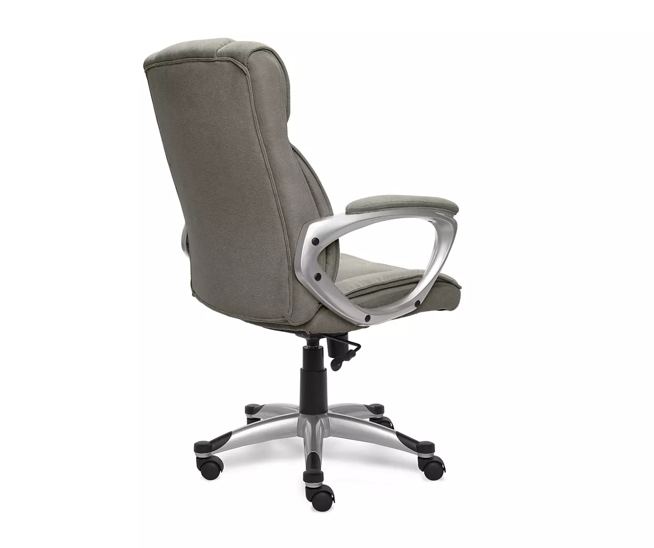 Glacial Gray Linen Executive Office Chair 6 Glacial Gray Linen Executive Office Chair - Image 4