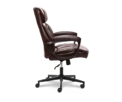Hannah Brown Bonded Leather Office Chair 34 Hannah Brown Bonded Leather Office Chair -Storage supplies store 810513551 11