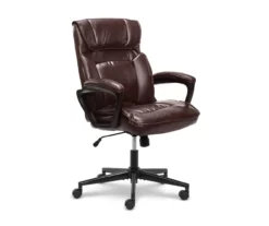 Hannah Brown Bonded Leather Office Chair 23 Hannah Brown Bonded Leather Office Chair -Storage supplies store 810513551 2