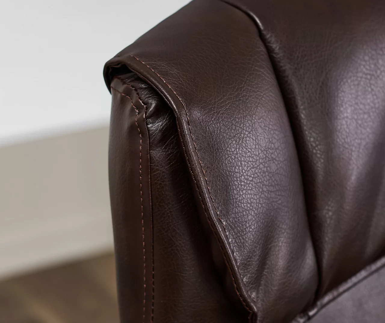 Hannah Brown Bonded Leather Office Chair 6 Hannah Brown Bonded Leather Office Chair - Image 4