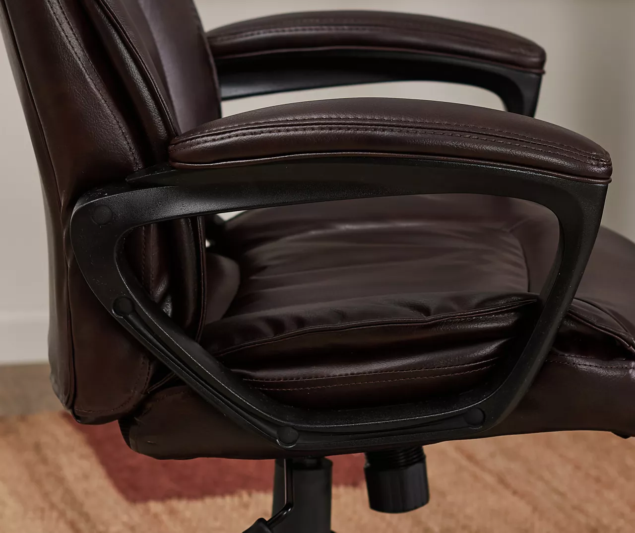 Hannah Brown Bonded Leather Office Chair 7 Hannah Brown Bonded Leather Office Chair - Image 5