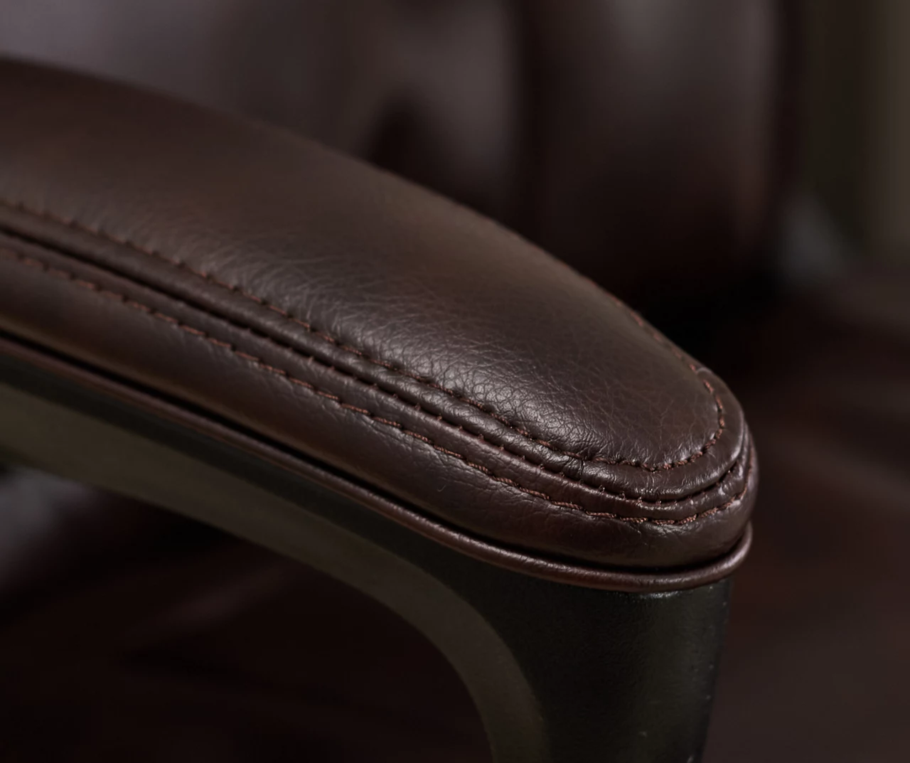 Hannah Brown Bonded Leather Office Chair 18 Hannah Brown Bonded Leather Office Chair - Image 16