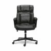 Hannah Black Bonded Leather Office Chair -Storage supplies store 810513552 10