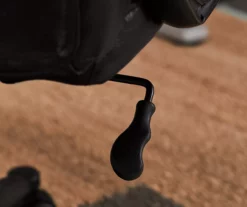 Hannah Black Bonded Leather Office Chair -Storage supplies store 810513552 8