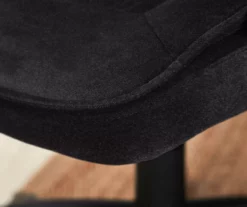 Hannah Charcoal Gray Microfiber Office Chair -Storage supplies store 810513553 6