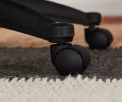 Hannah Charcoal Gray Microfiber Office Chair -Storage supplies store 810513553 8