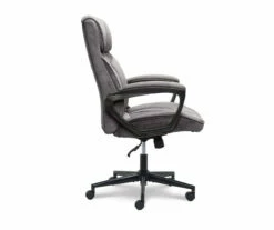 Gray & Black Executive Office Chair -Storage supplies store 810513554 11
