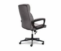Gray & Black Executive Office Chair -Storage supplies store 810513554 12
