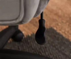 Gray & Black Executive Office Chair -Storage supplies store 810513554 8