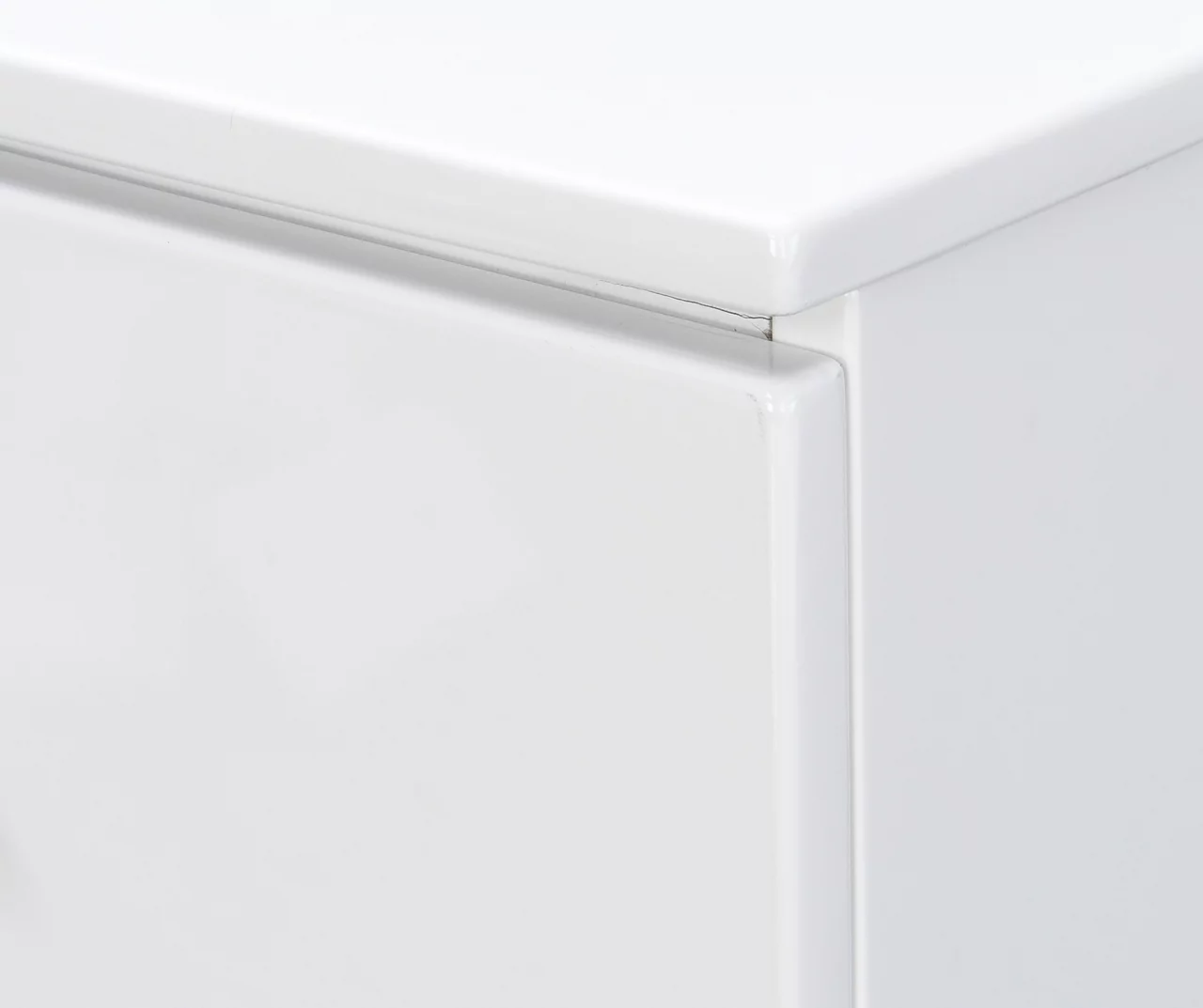 White Hudson 2-Drawer Wood Nightstand 13 White Hudson 2-Drawer Wood Nightstand - Image 11