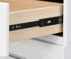 White Hudson 2-Drawer Wood Nightstand 25 White Hudson 2-Drawer Wood Nightstand -Storage supplies store 810513558 9