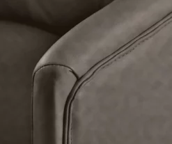 Leighton Gray Memory Foam Bonded Leather Office Chair -Storage supplies store 810513560 6