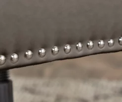 Leighton Gray Memory Foam Bonded Leather Office Chair -Storage supplies store 810513560 8