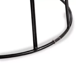 Fleur Black Side Table -Storage supplies store 810513565 5