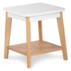 White Square Side Table 2 White Square Side Table -Storage supplies store 810513568 2