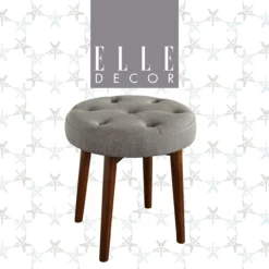 Penelope Tufted Stool -Storage supplies store 810513571