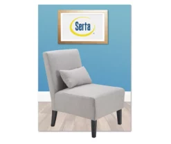 Serta Palisades Slipper Chair With Pillow -Storage supplies store 810513584