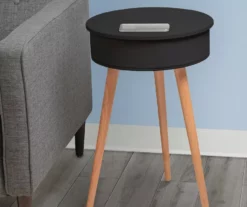Real Living End Table With Bluetooth Speaker & USB Port 13 Real Living End Table With Bluetooth Speaker & USB Port -Storage supplies store 810513609 1