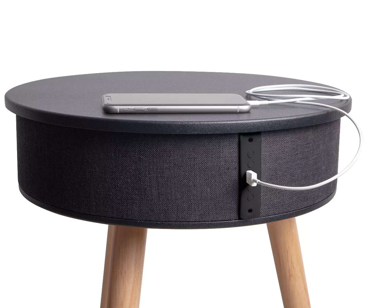 Real Living End Table With Bluetooth Speaker & USB Port 6 Real Living End Table With Bluetooth Speaker & USB Port - Image 4