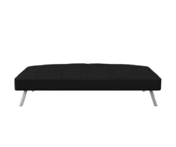 Corey Black Convertible Sofa -Storage supplies store 810514243 11