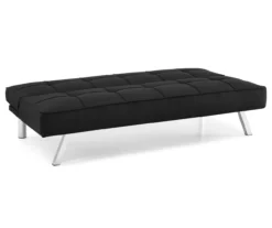 Corey Black Convertible Sofa -Storage supplies store 810514243 6