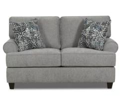 Canton Chenille Roll Arm Loveseat