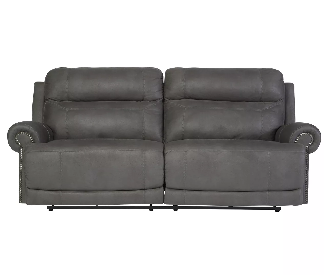 Austere Gray 2-Seat Reclining Sofa 3 Austere Gray 2-Seat Reclining Sofa