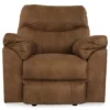 Boxberg Bark Faux Leather Rocker Recliner 2 Boxberg Bark Faux Leather Rocker Recliner -Storage supplies store 810519666