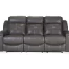 Jesolo Gray Reclining Sofa 1 Jesolo Gray Reclining Sofa -Storage supplies store 810519671