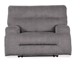 Coombs Charcoal Wide Seat Power Recliner