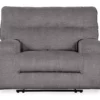 Coombs Charcoal Wide Seat Recliner 2 Coombs Charcoal Wide Seat Recliner -Storage supplies store 810519708