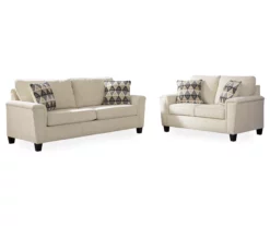 Abinger Cream Loveseat 15 Abinger Cream Loveseat -Storage supplies store 810519727 810519731 2