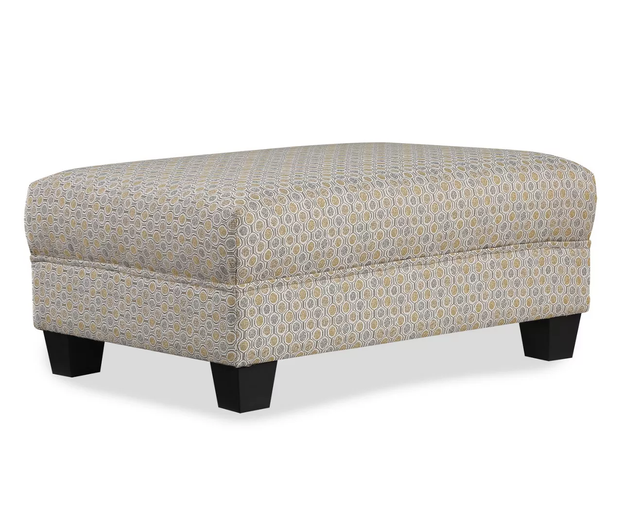 Rogers Vintage Gold Ottoman 3 Rogers Vintage Gold Ottoman