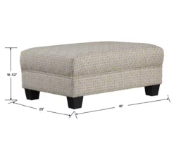Rogers Vintage Gold Ottoman 13 Rogers Vintage Gold Ottoman -Storage supplies store 810519886 2