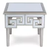 Shelton Silver Mirror End Table 1 Shelton Silver Mirror End Table -Storage supplies store 810519898 4