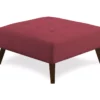 Jasper Brick Red Square Ottoman