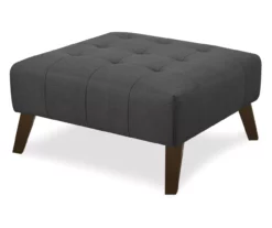 Jasper Charcoal Pebble Square Ottoman 12 Jasper Charcoal Pebble Square Ottoman -Storage supplies store 810519916 2