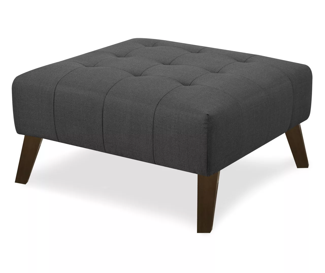 Jasper Charcoal Pebble Square Ottoman 7 Jasper Charcoal Pebble Square Ottoman - Image 5