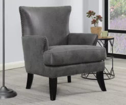 Bossa Dark Gray Accent Chair -Storage supplies store 810519951 7