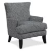 Bossa Gray Print Accent Chair -Storage supplies store 810519952 2