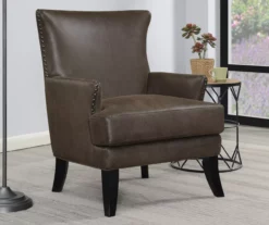 Bossa Brown Accent Chair -Storage supplies store 810519953 7