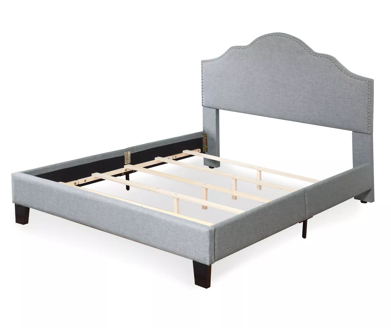 Lombard Light Gray Full Upholstered Bed 3 Lombard Light Gray Full Upholstered Bed