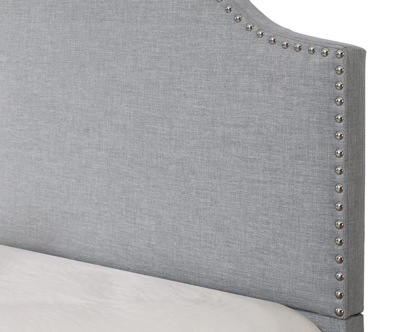 Lombard Light Gray Full Upholstered Bed 7 Lombard Light Gray Full Upholstered Bed - Image 5