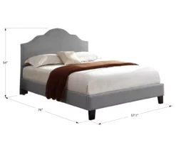 Lombard Light Gray Full Upholstered Bed 17 Lombard Light Gray Full Upholstered Bed -Storage supplies store 810519982 6