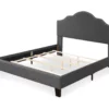 Lombard Charcoal Gray Full Upholstered Bed 2 Lombard Charcoal Gray Full Upholstered Bed -Storage supplies store 810519983 3
