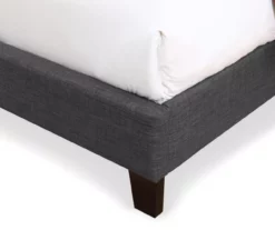 Lombard Charcoal Gray Queen Upholstered Bed 15 Lombard Charcoal Gray Queen Upholstered Bed -Storage supplies store 810519984 4